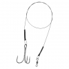 Jaxon - Wire Leaders with Triple Hooks  13kg / 30cm /2 pcs.