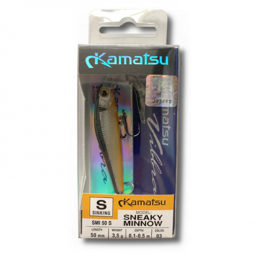 KAMATSU - SNEAKY MINNOW 03 /S 50mm, 3.5g/ KAMATSU - SNEAKY MINNOW 03 /S 50mm, 3.5g/