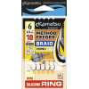 M. F. RIG BRAID CHINU SILICONE RING 8BLNR/10cm/0,14mm K-007OPP. 5PCS