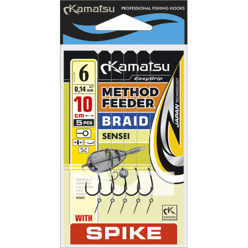 M. F. RIG BRAID SENSEI SPIKE 8BLNR/10cm/0,14mm K-812OPP. 5PCS