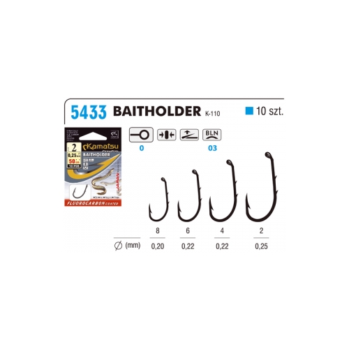 50cm FC KAMATSU LEADERS BAITHOLDER EEL 8/0.20 BLNR 5433