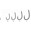 CARPLABS® HOOK WIDE GAP 2 TCO BAG 6PCS T-103 CARPLABS® HOOK WIDE GAP 2 TCO BAG 6PCS T-103