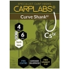 CARPLABS® HOOK CURVE SHANK BARBLESS 8 TCO BAG 6PCS T-116